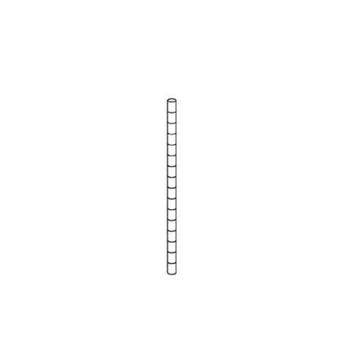 【まとめ買い10個セット品】ワイヤーラック ポール(φ25.4mm) H90cmタイプ 2本 61-64-1-2 【店舗什器 パネル ディスプレー 棚 店舗備品】【メイチョー】
