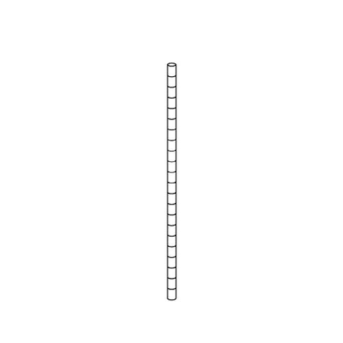 【まとめ買い10個書き割り品】導線仕合わせ 極点(φ25.4粍) H120珊手あい 2本 61-64-1-3 【バス発着場器械 ダイアログボックス 見せびらかす 棚 バス発着場備え付け】【メイチョー】