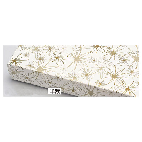 【まとめ買い10個仕掛ける品】御花 半裁 ゴールド 50枚 61-549-58-3 【 バス発着場器具 小物 見せびらかす 差し上げ物 ラッピング 荷拵え紙 袋 疲労困憊品 バス発着場備え付け 】【メイチョー】