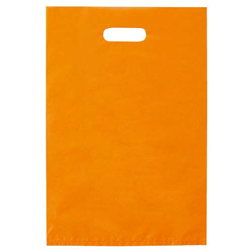 【まとめ買い10個セット品】 ポリ袋ハード型 カラー オレンジ 30×45 50枚 61-782-18-2 【店舗什器 小物 ディスプレー ギフト ラッピング 包装紙 袋 消耗品 店舗備品】【メイチョー】