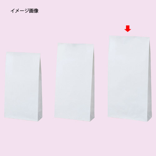 白無地(片つや) 18×6.5×35 1000枚 61-305-2-14 【ラッピング用品 紙袋 角底袋 角底紙袋 白無地 片つや）】【店舗什器 小物 ディスプレー ギフト ラッピング 包装紙 袋 消耗品 店舗備品】【メイチョー】 13,740円