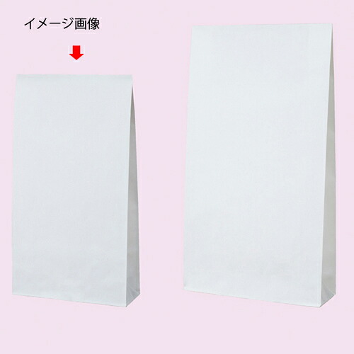 白無地(片つや) 21×8×38.5 1000枚 61-305-2-15 【ラッピング用品 紙袋 角底袋 角底紙袋 白無地 片つや）】【店舗什器 小物 ディスプレー ギフト ラッピング 包装紙 袋 消耗品 店舗備品】【メイチョー】