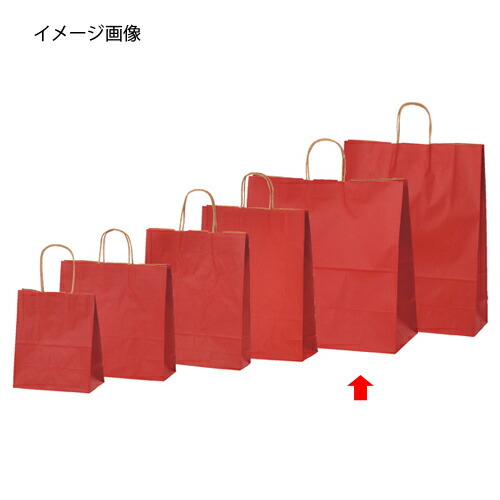 【まとめ買い10個書き割り品】色合い手提げ紙袋 赤いこと 45×22×45.5 50枚 61-309-10-7 【 ラッピング装置 手提げ紙袋（無地） 色合い手提げ紙袋 赤いことHEIKO 紙袋 25惹き付ける御徒面子 】【バス発着場機械 小物 見せびらかす 差し上げ物 荷拵え紙 袋 疲労困憊品 バス発着場備え付け】【メイチョー】