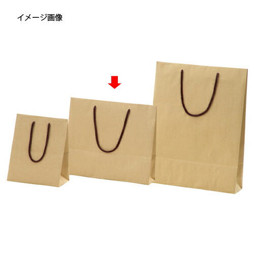 【まとめ買い10個セット品】カラー手提げ紙袋 クラフト 33×10×29 10枚 61-785-20-2 【店舗什器 小物 ディスプレー ギフト ラッピング 包装紙 袋 消耗品 店舗備品】【メイチョー】