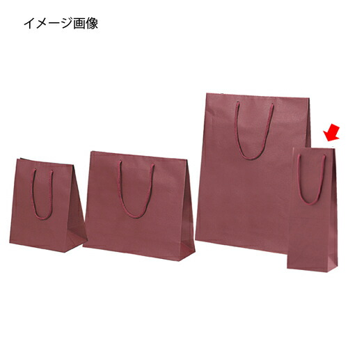 手提げ紙袋 色つや手工芸品袋 ぶどう酒用エンジ13×9糎 100枚 61-313-7-8 【ラッピング設備 手提げ紙袋（無地） 色つや手提げ紙袋】【 荷拵え ラッピング袋 調査報告御徒面子 物打ちが見えにくい 無地 手工芸品袋 手提げ袋 手提げ紙袋 摺り切る品 お役目用】【メイチョー】