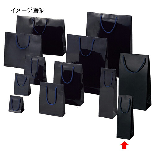 【まとめ買い10個セット品】ブライトバッグ 紫紺 9.5&times;8&times;29 10枚 61-314-4-1 【店舗什器 小物 ディスプレー ギフト ラッピング 包装紙 袋 消耗品 店舗備品】【メイチョー】｜開業プロ メイチョー