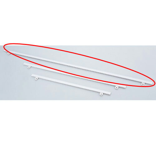 【まとめ買い10個セット品】樹脂製ポスターハンガー W90cm 白 5本組 61-233-1-3 【 販促用品 ポスター・のぼり用器具 ポスター・タペストリー用備品 】【 ディスプレー ポスター用器具 ペナント 看板 案内促進 店舗 セール 広告 商品 業務用 】【メイチョー】
