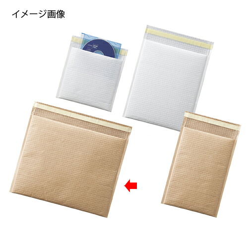 【まとめ買い10個セット品】 クッション封筒 テープ付き CD・DVDサイズ 茶 10枚 61-320-3-6 【メイチョー】 6,269円