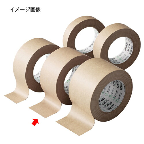 セキスイ クラフトテープ(50m巻) 60mm幅 40巻 61-323-14-9 【店舗運営用品 梱包用品 梱包用テープ セキスイ クラフトテープ】【店舗什器 小物 ディスプレー ギフト ラッピング 包装紙 袋 消耗品 店舗備品】【メイチョー】