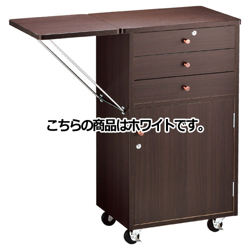 木製作業台 収納付き 錠付き ホワイト 61-146-2-2 【店舗運営用品 在庫場用品 作業台 木製作業台 錠付き】店舗什器 ディスプレー マネキン 装飾品 販促用品 ハンガー ラッピング】【メイチョー】|開業プロ メイチョー