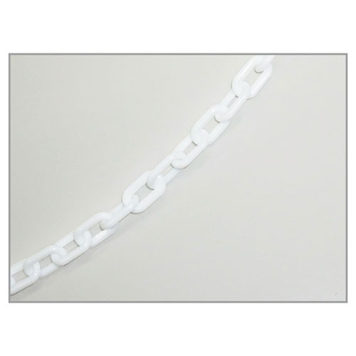 【まとめ買い10個セット品】 ガイドポール用樹脂チェーン 120cm 白 61-377-3-3 【メーカー直送/代金引換決済不可】【店舗什器 フードコート 並ぶ ディスプレー 棚 店舗備品】【メイチョー】