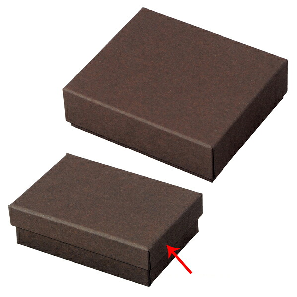 【まとめ買い10個仕かける品】 羽毛容れもの 赤銅色 8×5.4×2.7珊 20個 61-661-56-2 【メイチョー】 文房具・事務用品-日用品雑貨・文房具・手芸-箱・ギフトボックス