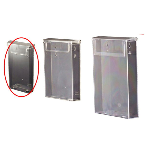 【まとめ買い10個セット品】 壁掛け専用パンフレット差し A4三ツ折タテ フタ付き 61-780-89-12 【店舗 ギフト ラッピング 包装 店舗備品】【メイチョー】｜開業プロ メイチョー