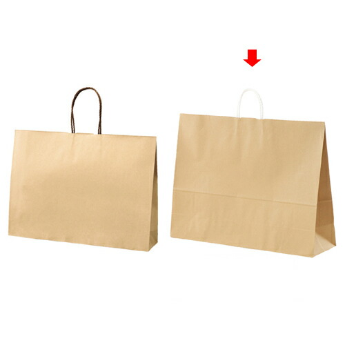 【まとめ買い10個セット品】丸ひもタイプ 茶無地 60×18×47 50枚 61-431-24-12 【 店舗備品 包装紙 ラッピング 袋 ディスプレー店舗 】【メイチョー】