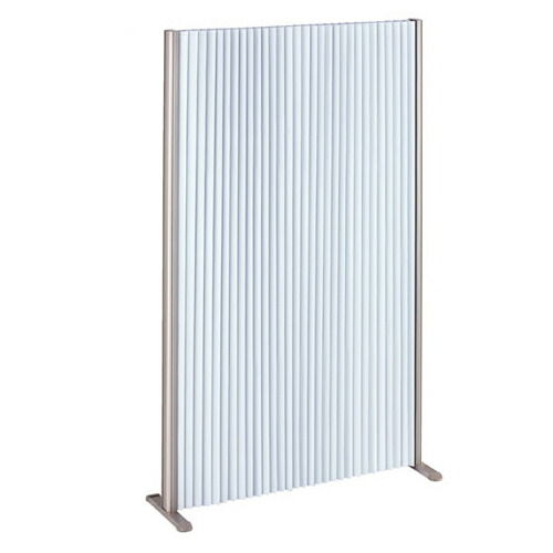 アコーディオンパーティション H150cm W90cm ブルーグレー 61-355-8-1 【メーカー直送/代金引換決済不可】【店舗備品 店舗インテリア 店舗改装】【メイチョー】