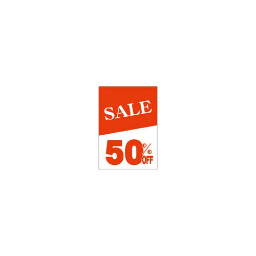 楽天市場】【終売】シンプルSALE ポップ 50%OFF 30枚 61-228-9-3
