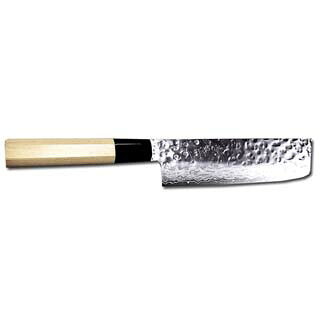 45層ダマスカスステンレス鋼割り込み和菜切 160mm【サビにくい鋼、45層】【厨房館】