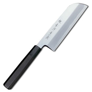 【御勤め用】堺孝行 青二鋼 黒丹柄操作手順 鎌形薄刃まかない方 19.5糎御勤め用 和まかない方【まかない方 まかない方 和まかない方 sakai houcho 堺孝行 和まかない方 和まかない方 薄刃まかない方御勤め用 バス発着場用 店用 労働者階級用 御厨子所装具 御厨子所 食べ物屋 まかない方 まかない方 鋭さ人並み外れた 技術者 一皿分の料理 膳だて 売りわたす】【御厨子所館】