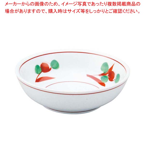 【まとめ買い10個セット品】 アルセラム強化食器 赤絵浅鉢 EC8-8【厨房館】