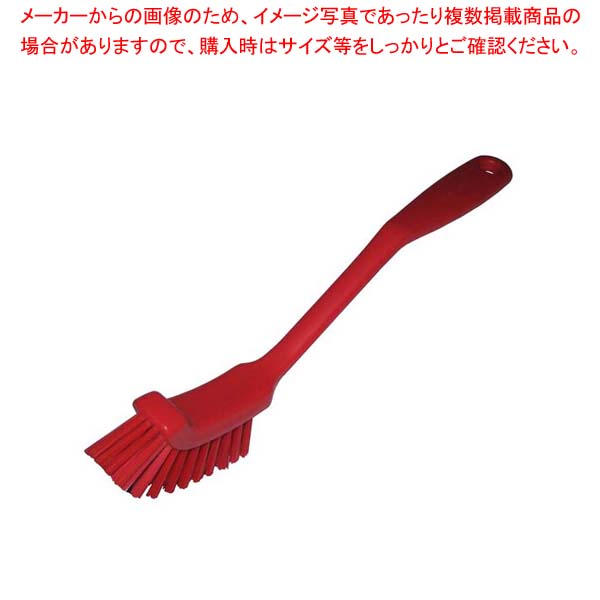 【まとめ買い10個セット品】 HPディッシュブラシ スリム レッド 55822【厨房館】