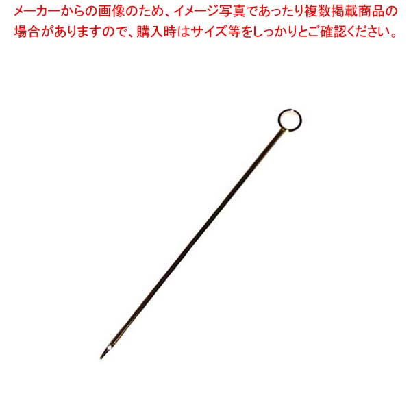 【まとめ買い10個セット品】 カクテルピン 丸穴(6本入)金メッキ 18-8【厨房館】