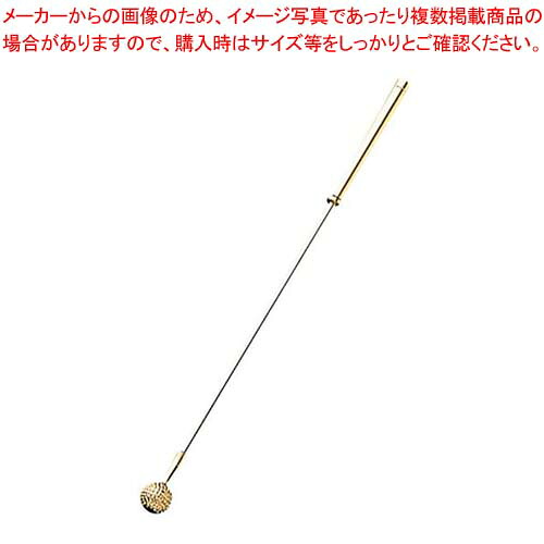 【まとめ買い10個セット品】 18-8(金メッキ付)ゴルフマドラー ゴールド ボール【厨房館】｜業務用厨房機器の飲食店厨房館