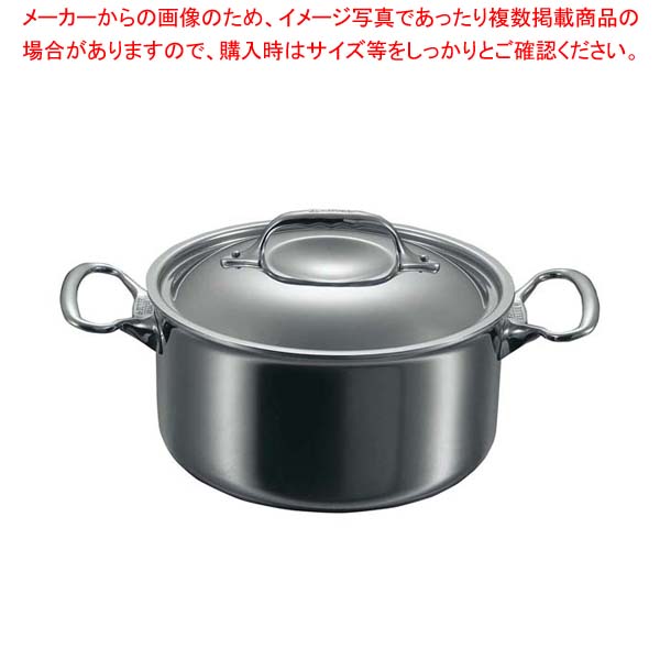 デバイヤー アフィニティ シチューパン(蓋付)3742-24cm【厨房館】