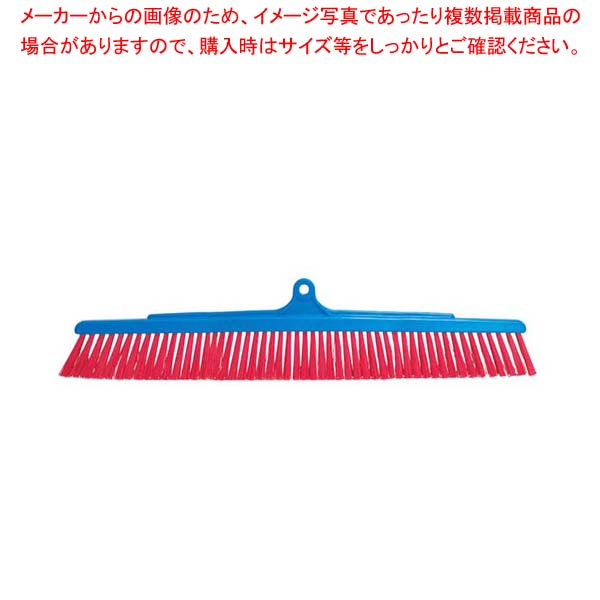 【まとめ買い10個セット品】 バーキュート衛生管理用ほうき 幅広ソフトタイプ用スペア 赤626051【厨房館】