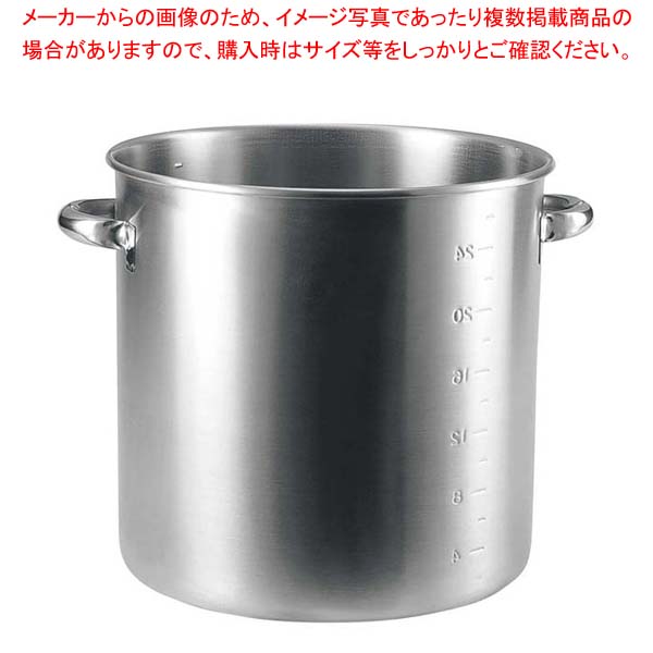 K 19-0 IH対応 寸胴鍋(目盛付)45cm(蓋無) 【寸胴鍋 ずんどうなべ 人気の鍋 寸胴 業務用 寸胴鍋 ラーメン用 鍋 ずん胴 おでんの鍋 寸胴なべ ラーメン スープ 寸胴 スープ鍋 業務用鍋 カレースープ用鍋】【厨房館】