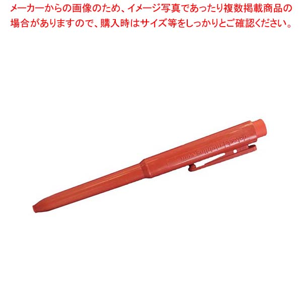 【まとめ買い10個セット品】バーキンタボールペン(黒インク)J802 本体赤 66216201【厨房館】