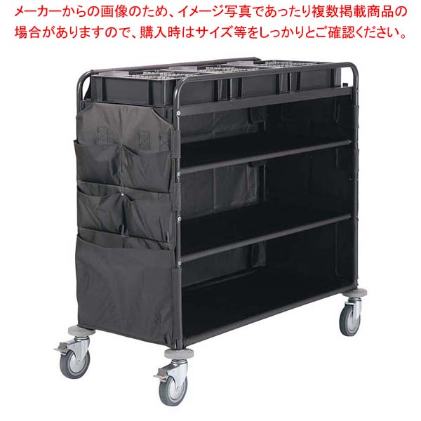 ホテルリネンワゴン L グレー DS5730305【厨房館】