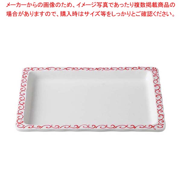 和風ボンネット食麺麭 1/2(浅)赤唐草 36K411-01【勝手もと館】
