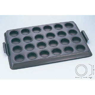 【まとめ買い10個セット品】【テフロントルテ型天板 24面】 【キッチン 業務用天板 天パン オーブン レンジ お菓子作り ケーキ作り オーブンレンジ 天板 業務用 オーブン 天板 ケーキ 天板で焼く ケーキ天板 クッキー てんばん 製菓板】【厨房館】