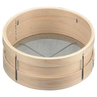 【木枠砂糖フルイ［10メッシュ］ 7寸】 【厨房器具 製菓道具 飲食店】【厨房館】 5,861円