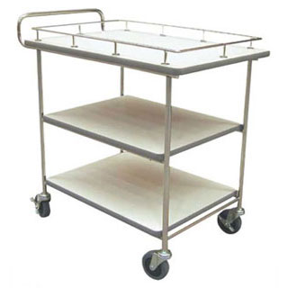 【エコノミーサービスワゴン ESW-T3S】 【厨房器具 製菓道具 飲食店】【厨房館】