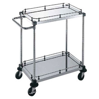 【サイドハンドル付2段 S-6-2-2GB-9-L】 【厨房器具 製菓道具 飲食店】【厨房館】