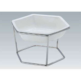 【SW 陶器六角深鉢スタンド 10H】 【厨房器具 製菓道具 飲食店】【厨房館】 7,210円