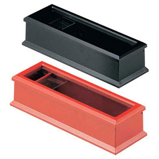 【まとめ買い10個セット品】ABS箸箱 赤M10-978【厨房館】｜業務用厨房機器の飲食店厨房館