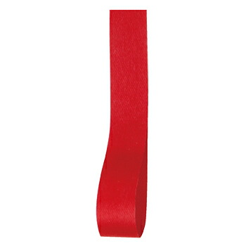 【まとめ買い10個セット品】サテンリボン100m巻 レッド 12mm幅 61-431-90-2 【 ラッピング用品 リボン・タイ リボン サテン 】【厨房館】