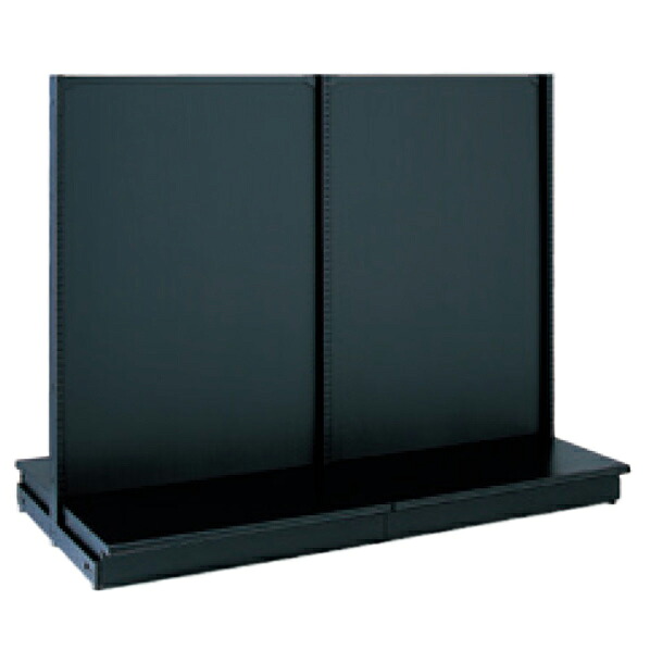 KZ ブラック両面ボードタイプW120×H165cm本 61-535-29-4 【システム什器 KS/KZゴンドラ什器 KS/KZ ブラック KZ ボードタイプ 両面タイプ ブラック 本体 W120cm】【厨房館】