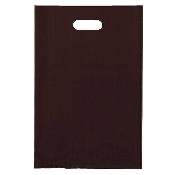 【まとめ買い10個セット品】ポリ袋ソフト型 ブラウン 25×40cm 100枚 61-782-50-1 【 ラッピング用品 レジ袋・ポリ袋 スクエアバッグ（無地） ポリ袋ソフト型 カラー ブラウン 】【厨房館】