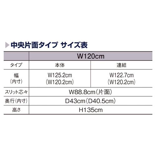 UR120 中央片面タイプ 本体 ブラック エクリュパネル付 【メーカー直送