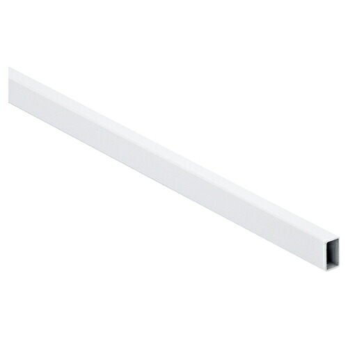 【まとめ買い10個セット品】 ミニ角バー(14×24mm角) ホワイト 差し込み式専用 W88.4cm 61-43-8-2 【店舗什器 パネル ディスプレー 棚 店舗備品】【厨房館】