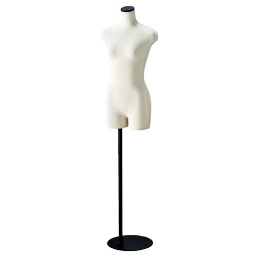 【まとめ買い10個セット品】 婦人ニット張りボディ 黒 61-177-1-2 【メーカー直送/代金引換決済不可】【店舗什器 マネキン ディスプレー ボディ 店舗備品】【厨房館】｜業務用厨房機器の飲食店厨房館 58,877円