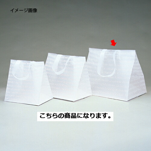 フロストワイドバッグ 42×29×36cm 100枚 61-303-6-6 【ラッピング用品 レジ袋・ポリ袋 ハンドル付きポリ袋 フロストバッグ マチ幅ワイドタイプ】【ラッピング用品 包装 ラッピング袋 ポリ袋 カラー 消耗品 かわいい 業務用】【厨房館】