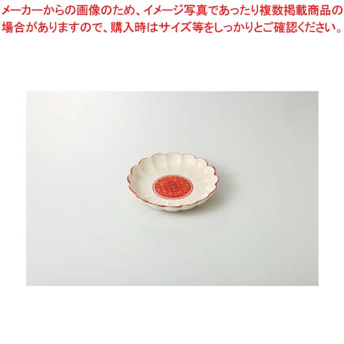 【まとめ買い10個セット品】和食器 赤絵 菊型取皿 37E030-14 まごころ第37集 【キャンセル/返品不可】【厨房館】