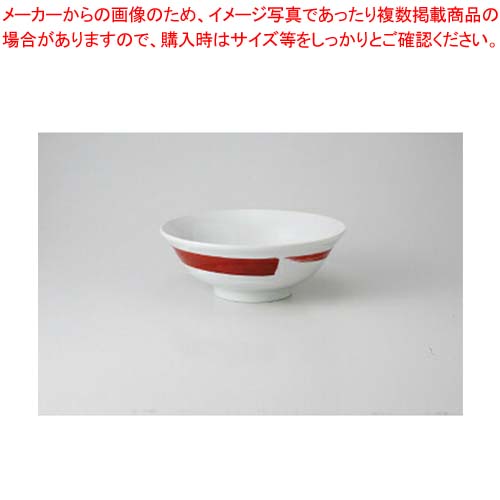 【まとめ買い10個セット品】和食器 赤刷毛 7.0切立丼 37H353-28 まごころ第37集 【キャンセル/返品不可】【厨房館】