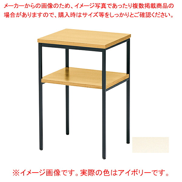 電話を掛ける台 ペンキ塗り 象牙色 T45WT 【勝手もと館】