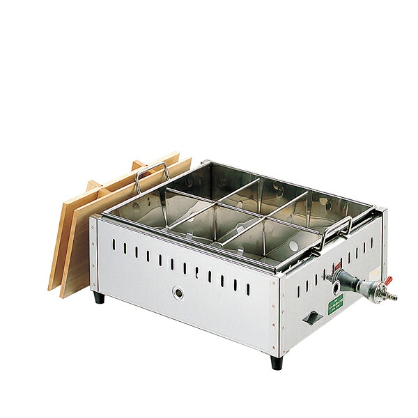 18-8 関東煮鍋(マッチ点火) 2尺 LP【厨房館】|業務用厨房機器の飲食店厨房館