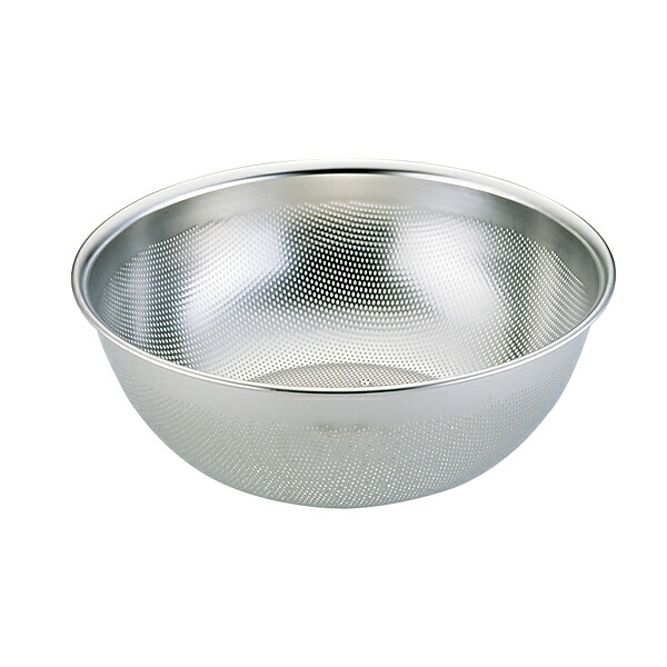 18-8　HACCP　深型パンチボール　30cm φ1.5mm 9904060【厨房館】